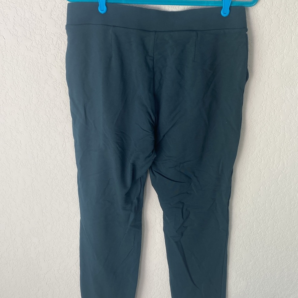 J. Jill Dark pine Green affinity slim leg French terry pants - Picture 7 of 8